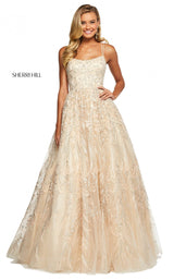 Sherri Hill 53519 Champagne