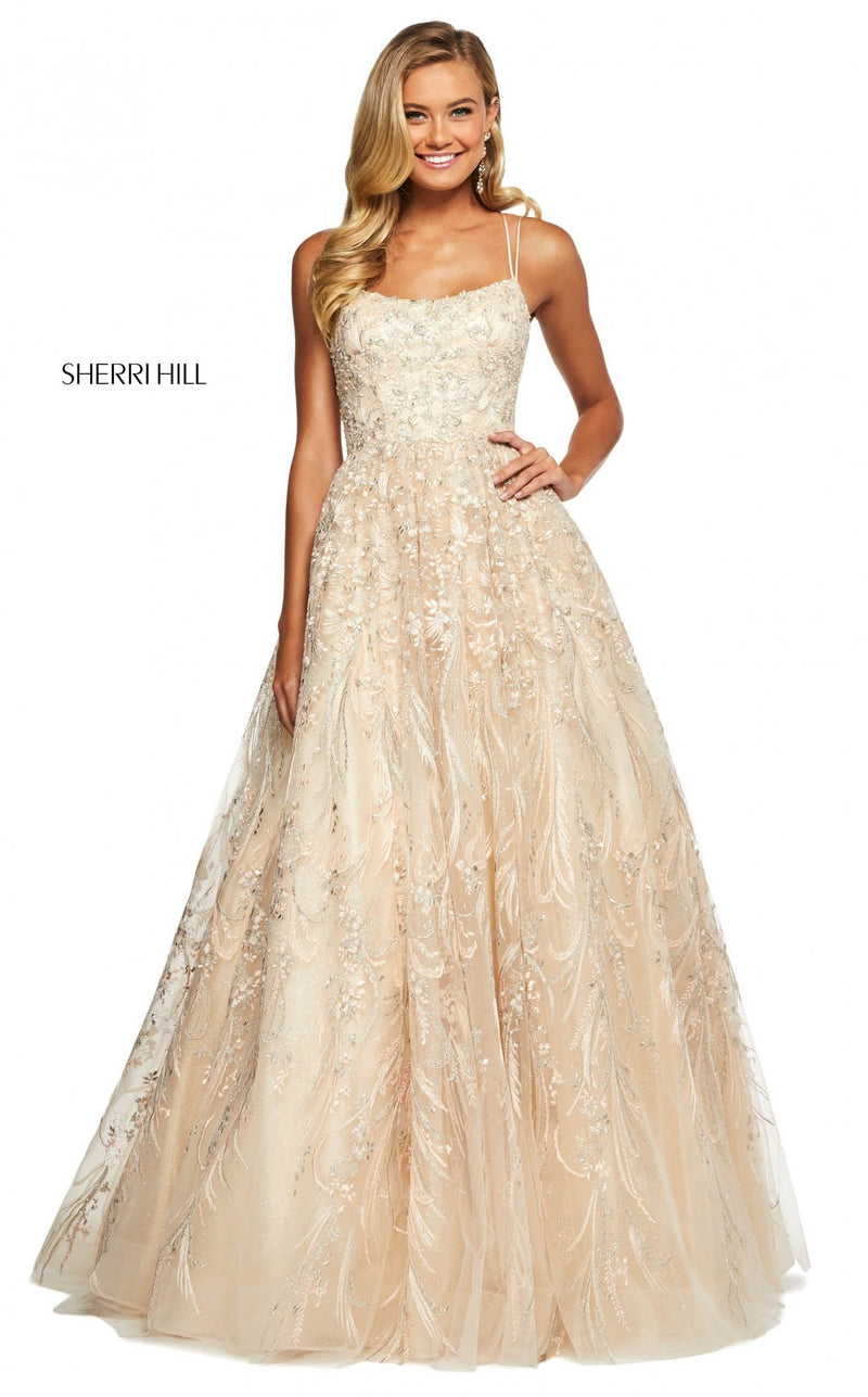 Sherri Hill 53519 Champagne