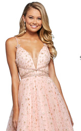 Sherri Hill 53526 Blush/Gold