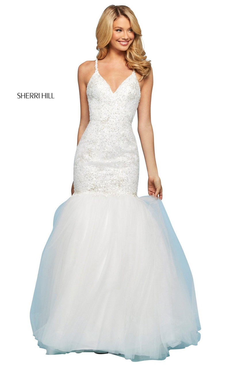 Sherri Hill 53538 Ivory