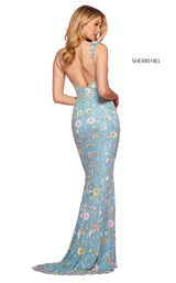 Sherri Hill 53558 Light Blue Multi