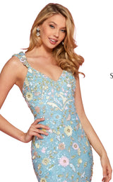 Sherri Hill 53558 Light Blue Multi