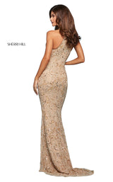 Sherri Hill 53609 Nude-Gold-Silver