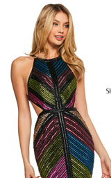 Sherri Hill 53613 Black Multi