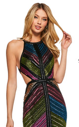 Sherri Hill 53613 Black Multi