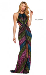 Sherri Hill 53613 Black Multi