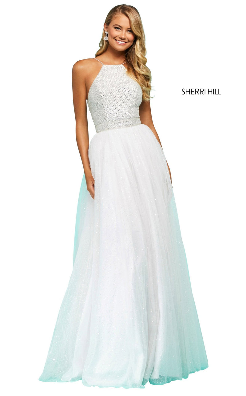 Sherri Hill 53618 Ivory/Silver
