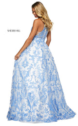 Sherri Hill 53620 Ivory/Blue