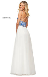 Sherri Hill 53632 Ivory/Blue