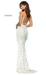 Sherri Hill 53673 Ivory Multi