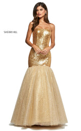 Sherri Hill 53680 Gold