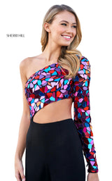 Sherri Hill 53701 Black Multi