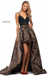 Sherri Hill 53721 Black-Animal