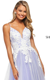 Sherri Hill 53730 Lilac-Ivory