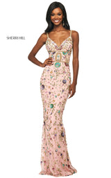 Sherri Hill 53814 Blush Multi
