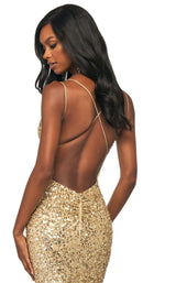 Sherri Hill 53817 Gold