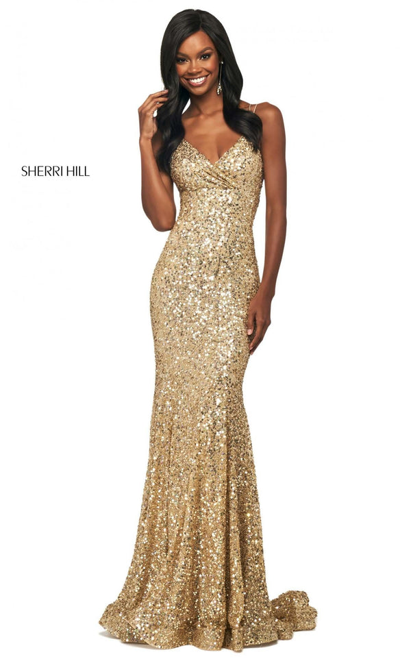 Sherri Hill 53817 Gold
