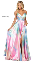 Sherri Hill 53824 Ivory Multi