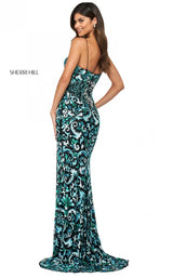 Sherri Hill 53828 Black Multi