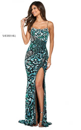 Sherri Hill 53828 Black Multi