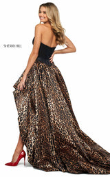 Sherri Hill 53873 Black-Animal