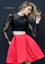 Sherri Hill 50533 Black/Red
