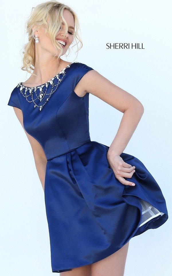 Sherri Hill 50534 Navy