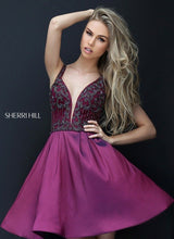 Sherri Hill 50536 Plum
