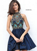 Sherri Hill 50706 Navy/Multi