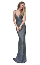Sherri Hill 50860 Gunmetal