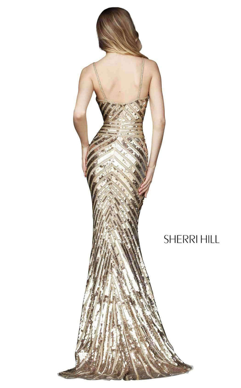 Sherri Hill 51206CL Gold
