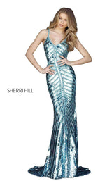Sherri Hill 51206 Light Blue