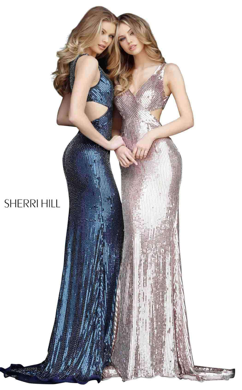 Sherri Hill 51364 Royal&Rose Gold