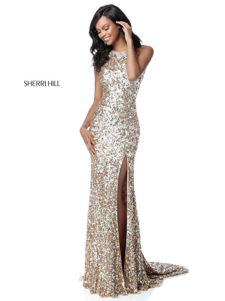 Sherri Hill 51430 Gold