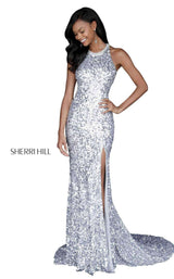 Sherri Hill 51430 Silver