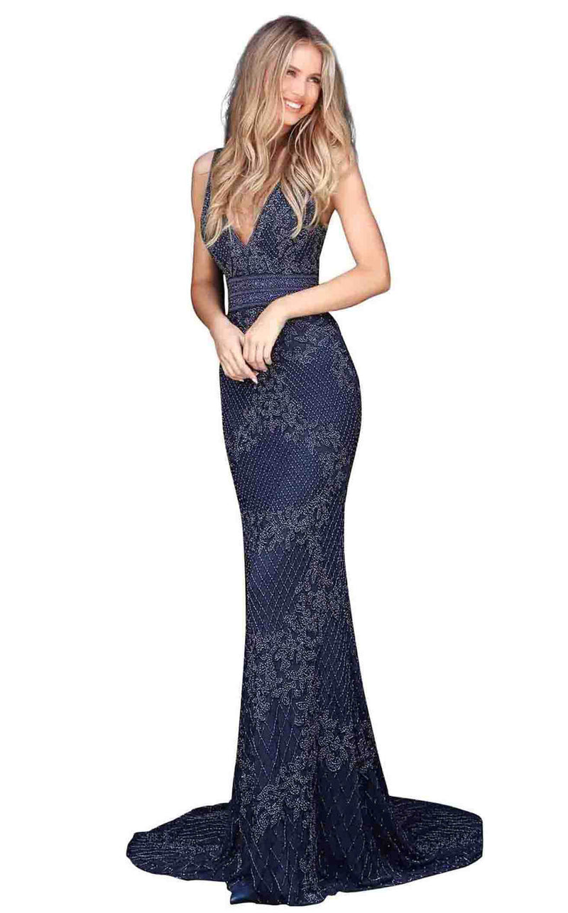 Sherri Hill 51475 Navy