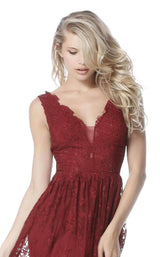 Sherri Hill 51562 Burgundy