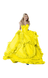 Sherri Hill 51578 Yellow