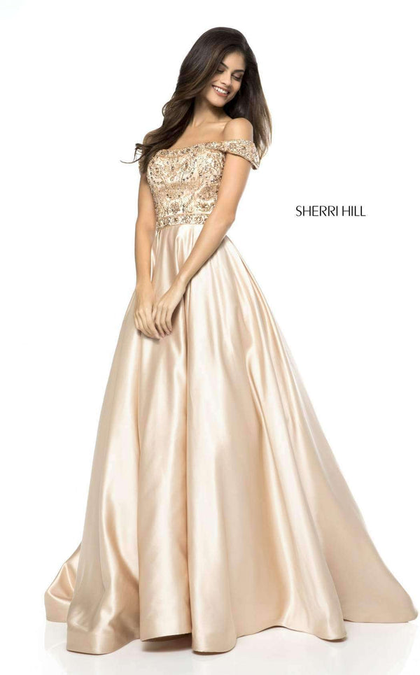 Sherri Hill 51610 Nude