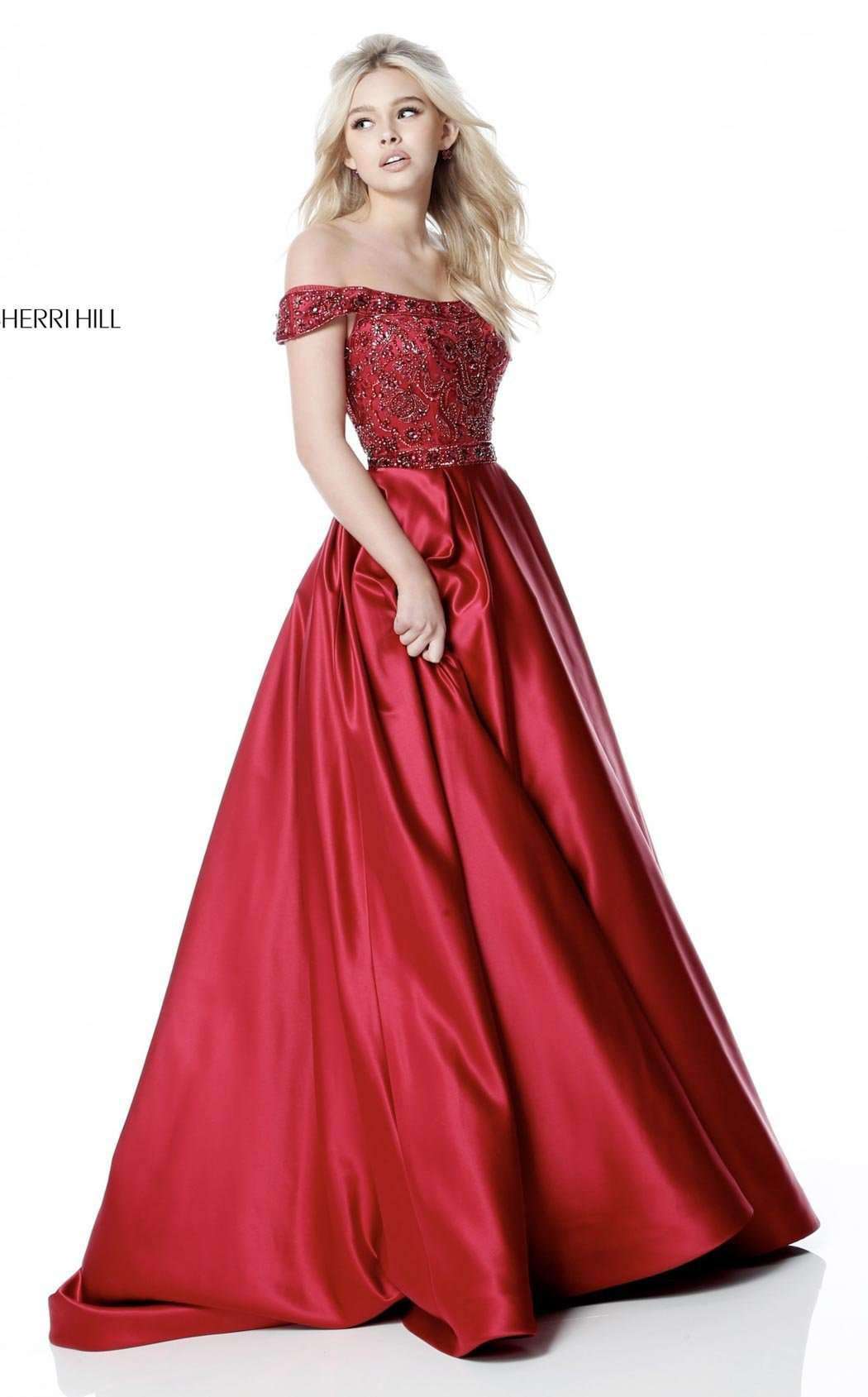 Sherri Hill 51610 Wine