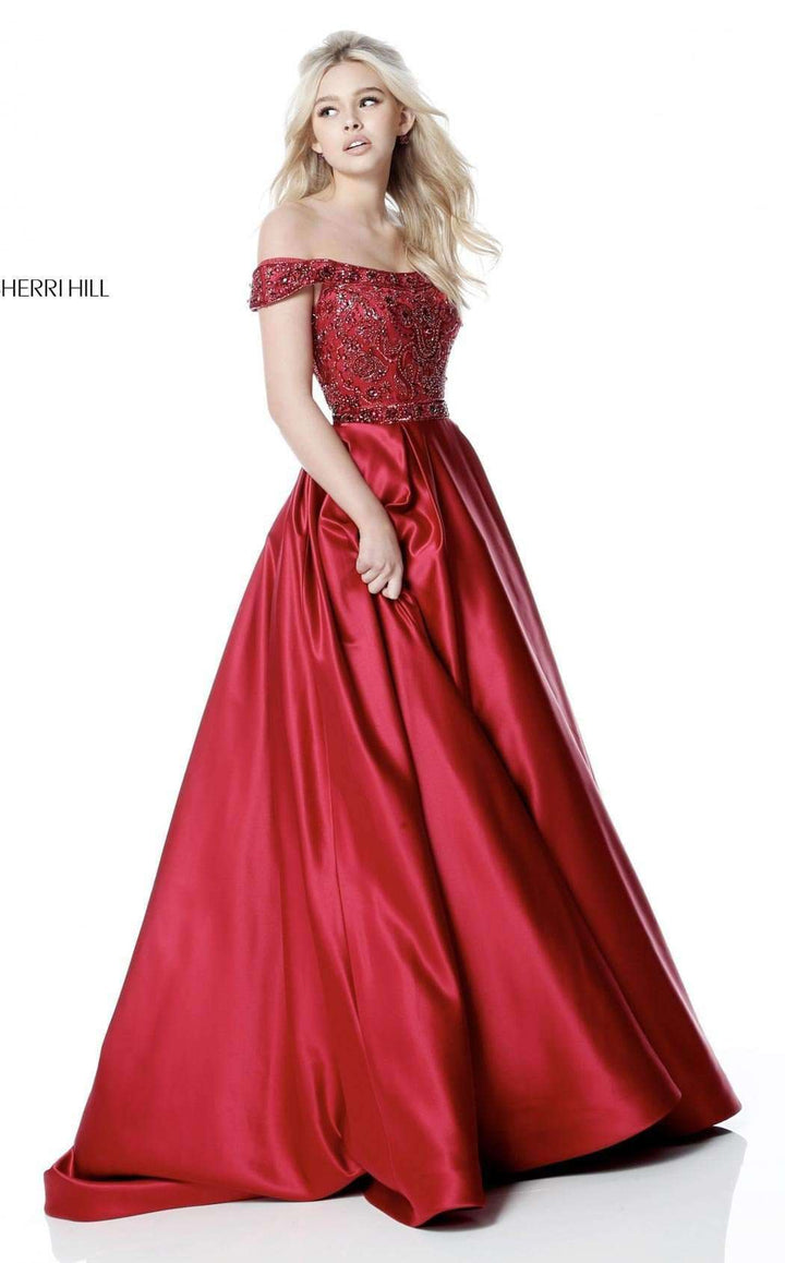 Sherri Hill 51610 Wine