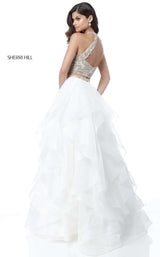 Sherri Hill 51615 Ivory/Gold