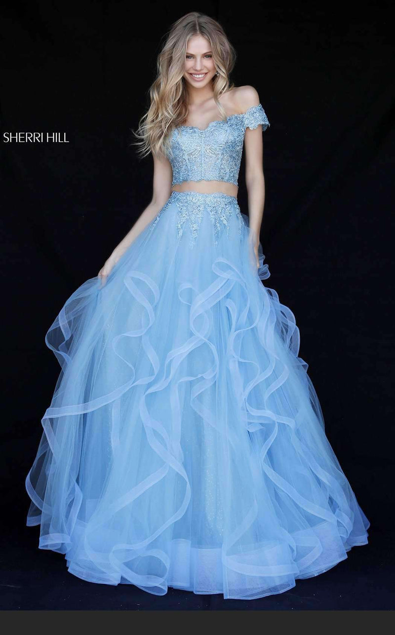 Sherri Hill 51617 Light-Blue