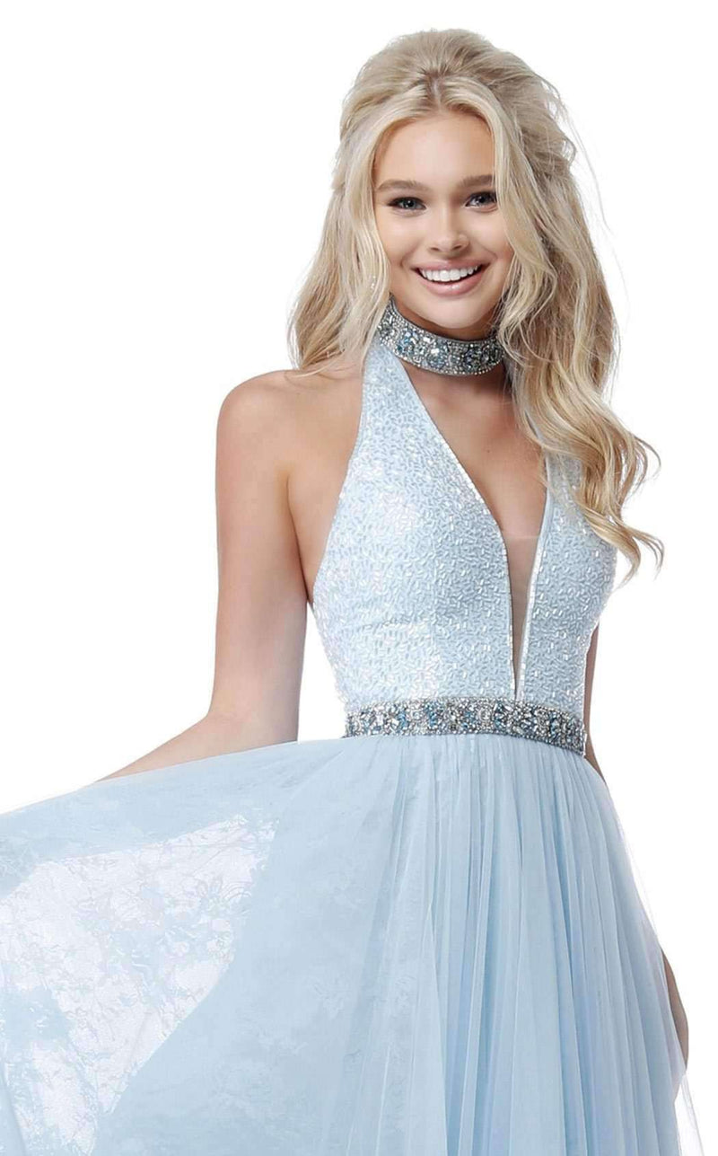 Sherri Hill 51637 Light Blue