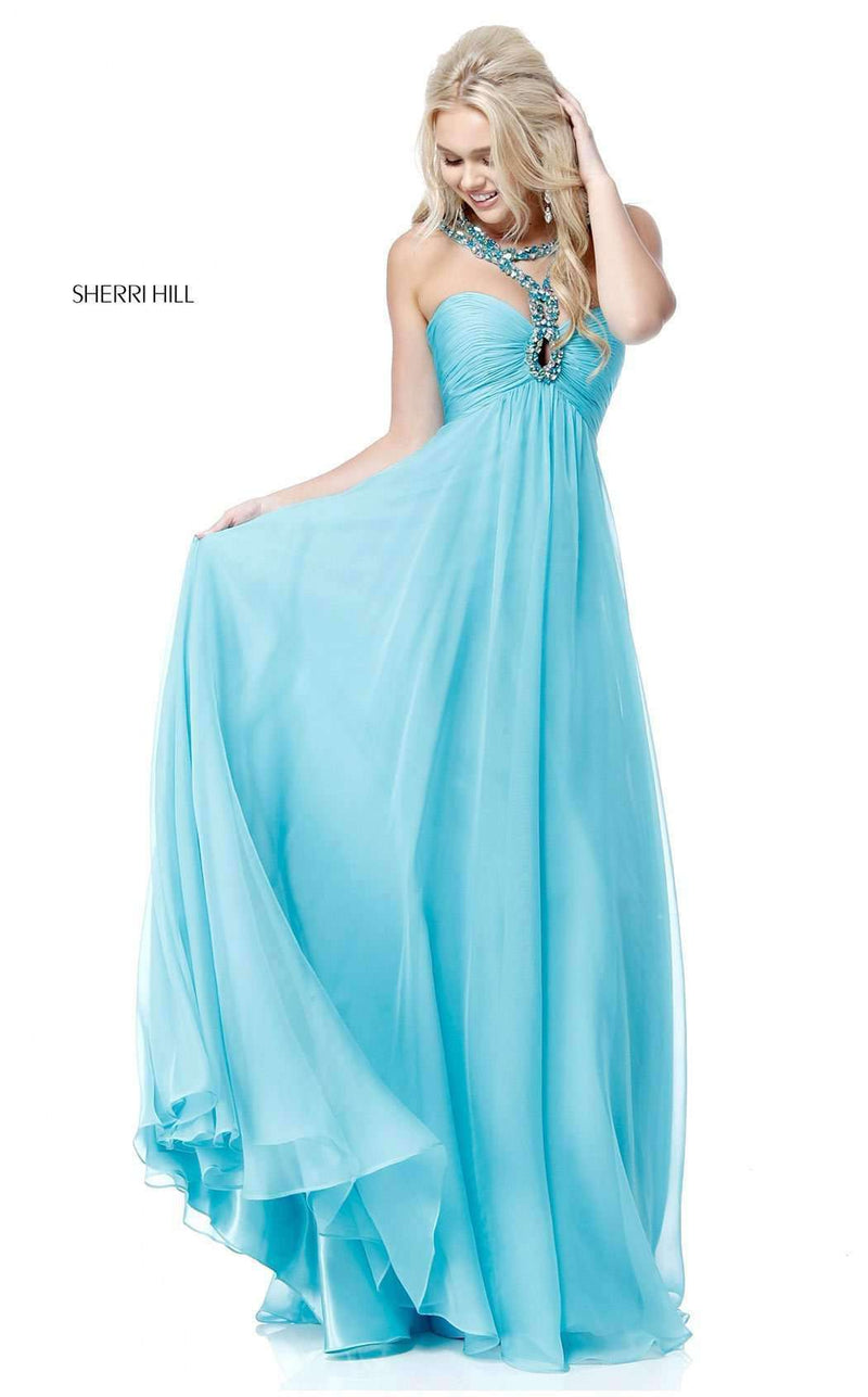 Sherri Hill 51639 Aqua
