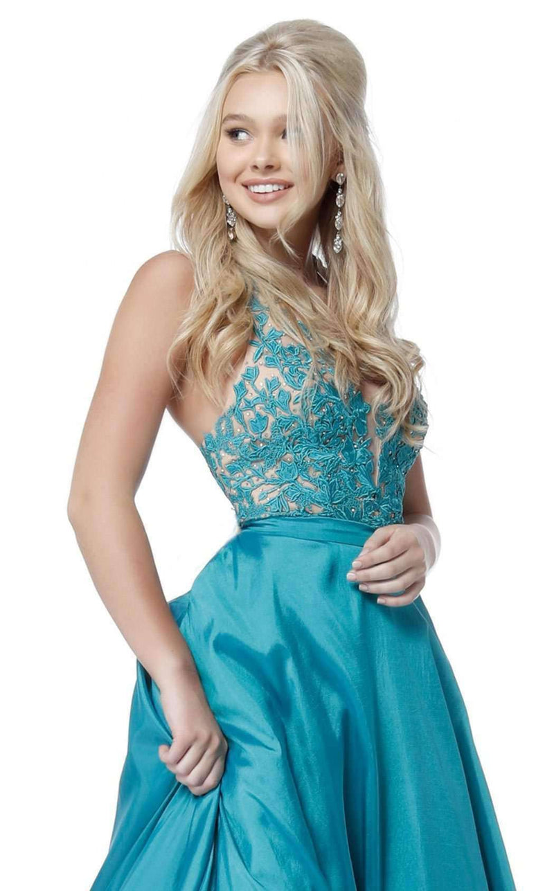 Sherri Hill 51643 Teal
