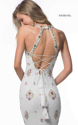 Sherri Hill 51661 Ivory Multi