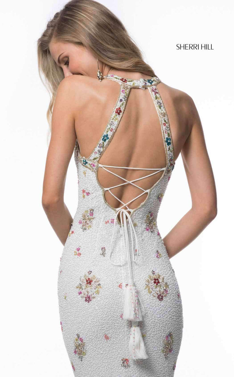 Sherri Hill 51661 Ivory Multi