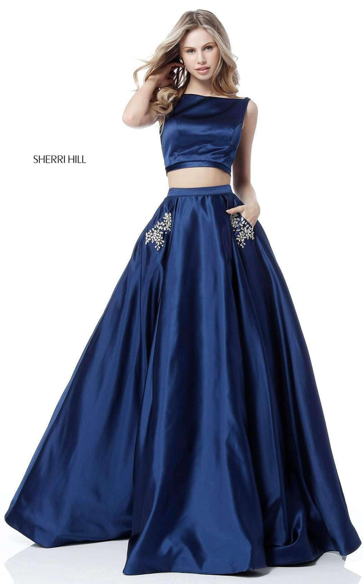 Sherri Hill 51673 Navy