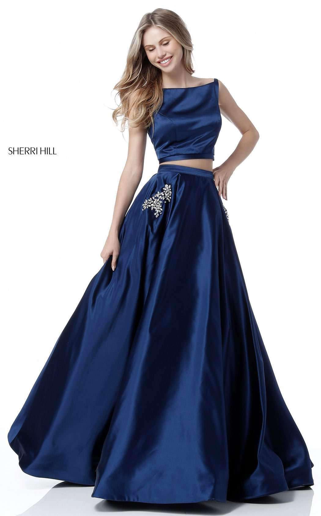 Sherri Hill 51673 Navy